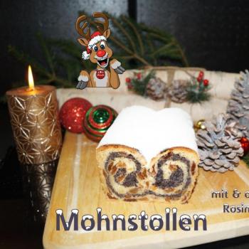  - Mohnstollen mit Rosinen